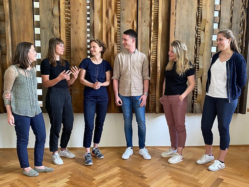 Das Team der Nutzerforschung beim Arbeitstreffen in Chemnitz.