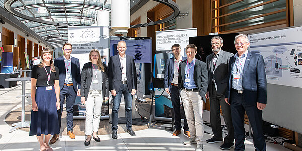 Projektteam des Projektes Bidirektionales Lademanagement - BDL beim 16. Internationalen MTZ-Kongress in Berlin.