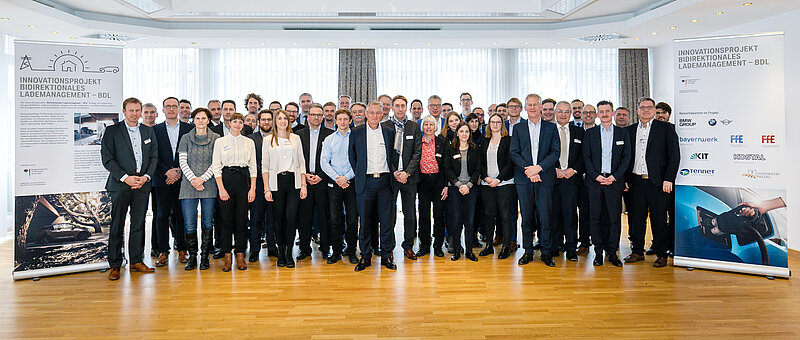 Gruppenbild des BDL-Projektkonsortiums beim Jahresabschlusstreffen in Bayreuth. 