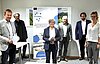 Gruppenbild von Vertretern des Instituts CENTOURIS gemeinsam mit der Landrätin von Regen, Rita Röhrl und Herbert Unnasch, dem Geschäftsführer der ARBERLAND REGio GmbH bei der DIGIONAL - Projektvorstellung im Landkreis Regen.