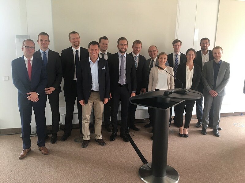 Gruppenbild des Konsortiums bei der Abschlussveranstaltung des Projektes PREMIUM in Berlin.